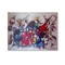 نقاشی انتزاعی دست ساز با رنگ روغن روی بوم رنگی ویولن موسیقی فیگور دیوار هنر برای اتاق نشیمن دسامبر